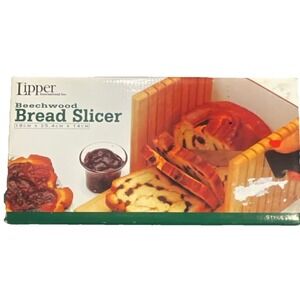 VTG Lipper Beechwood Bread Slicer NIB